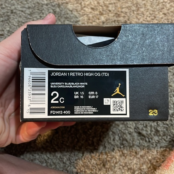 Brand new baby Jordan shoes - Picture 3 of 3